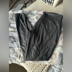 Spanx Faux Leather Leggings- 2x Black